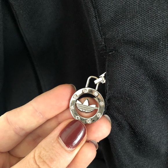 Flattering Adidas Three Stripes Bling Sweater - Picture 9 of 14